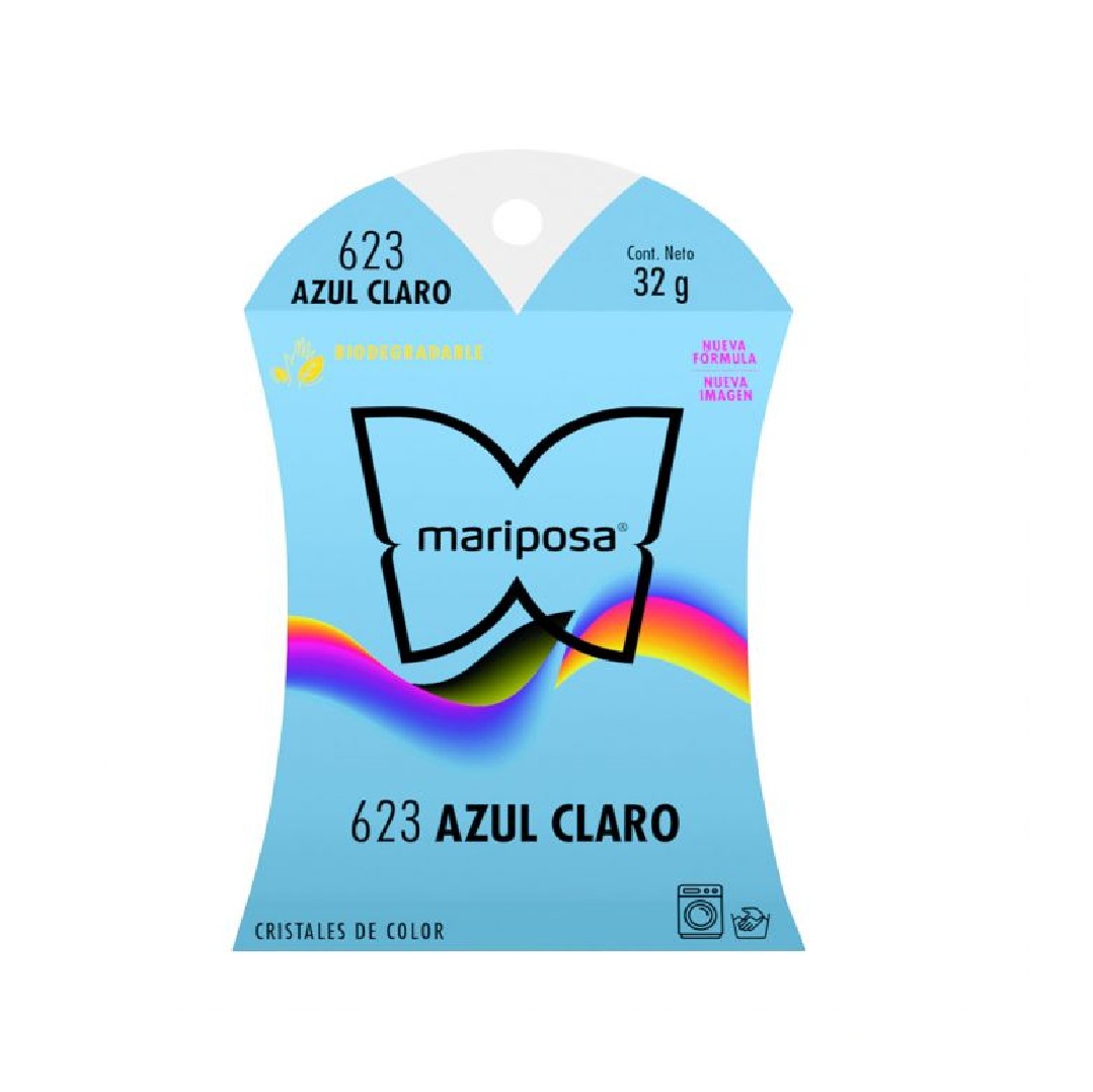 Colorante Mariposa Azul Claro 32g